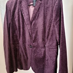Velvet blazer